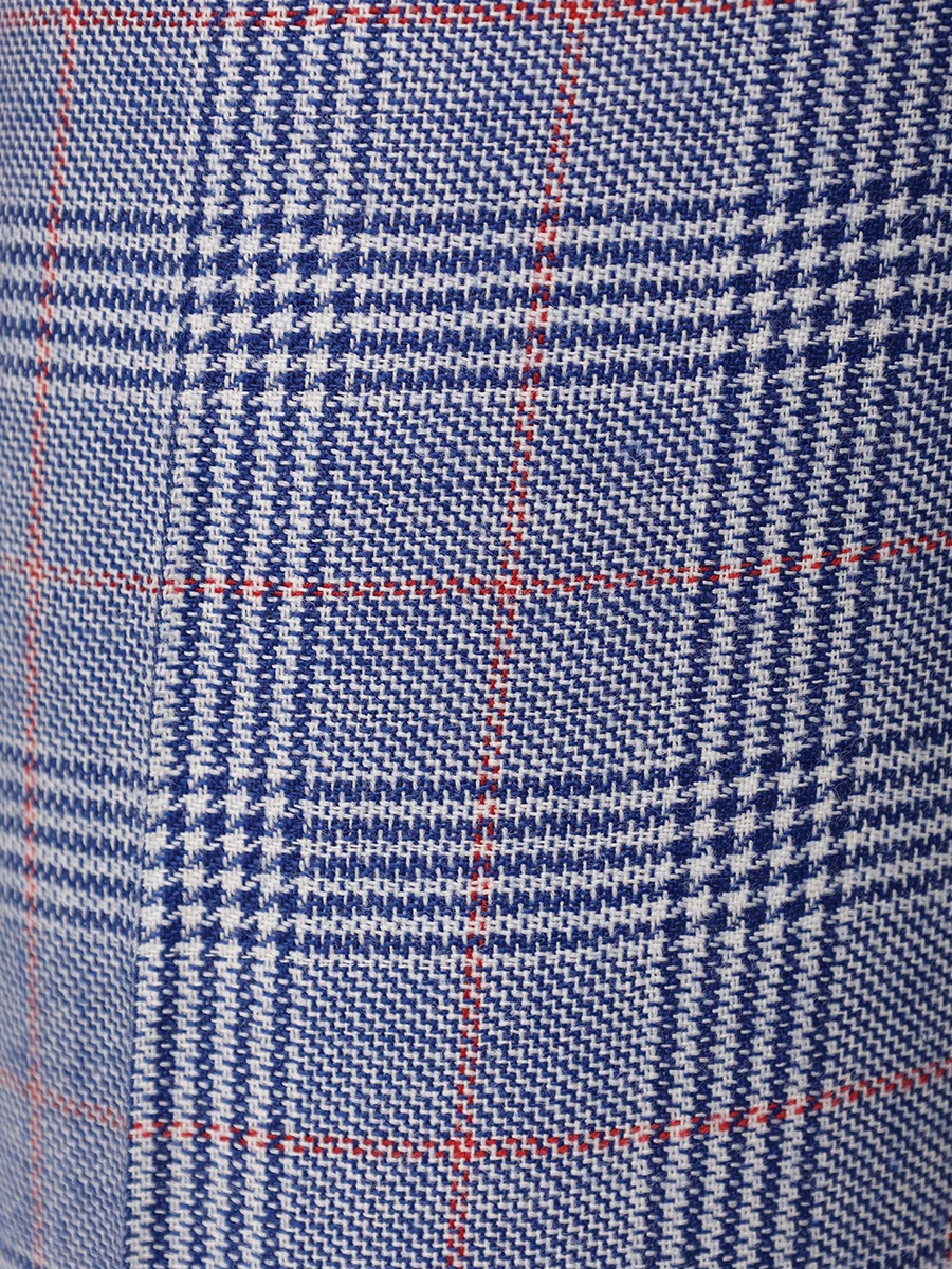 Брюки шерстяные KITON D48109K0950E01001 Клетка  Фото 6