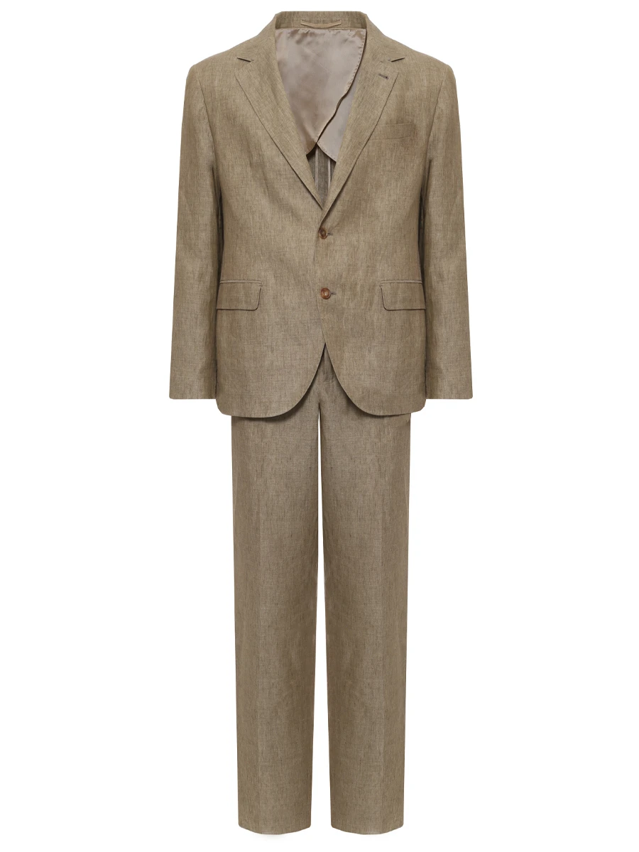 Костюм льняной BRETT JOHNSON SS25B21/SS25P51SOS2T1KGR Зеленый 
