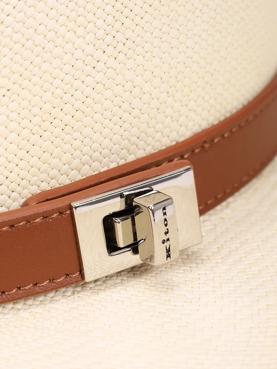 Шляпа соломенная KITON D59795K0963F01003 Бежевый  Фото 3