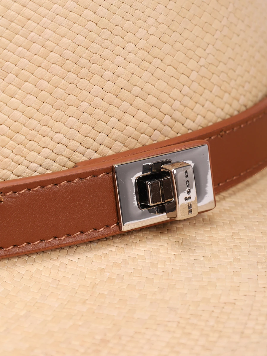 Шляпа соломенная KITON D59795K0963F0200А Коричневый  Фото 3