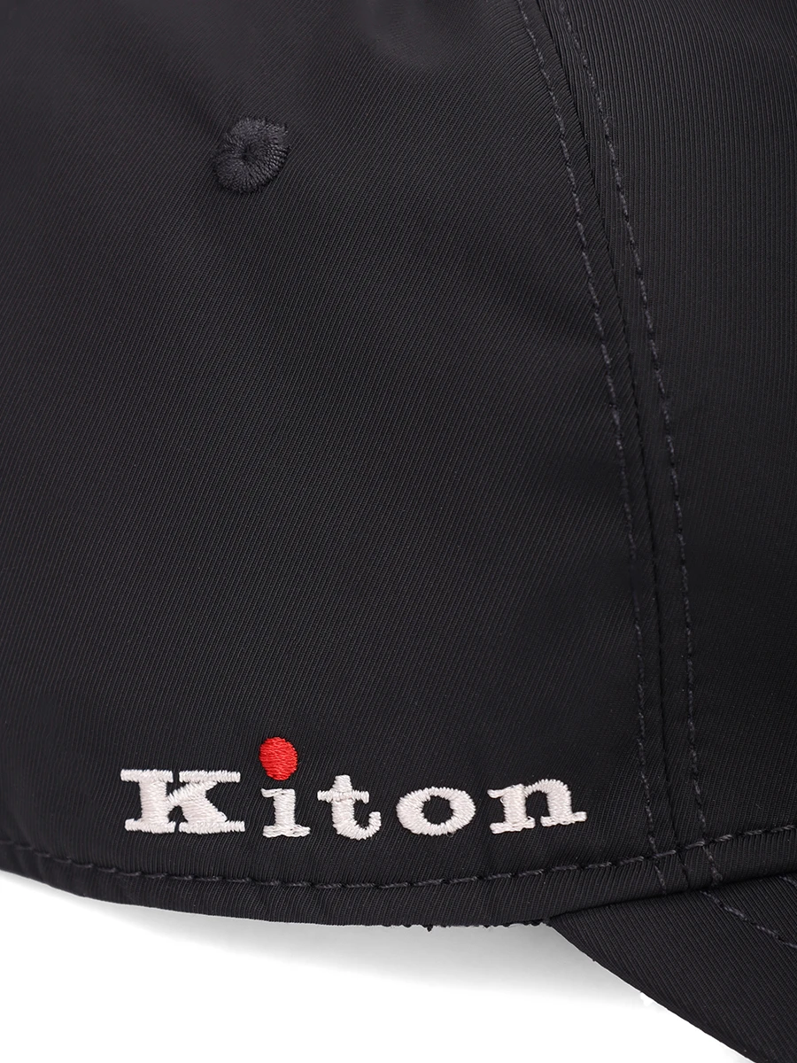Бейсболка однотонная KITON D57760K0940F02003 Черный  Фото 3