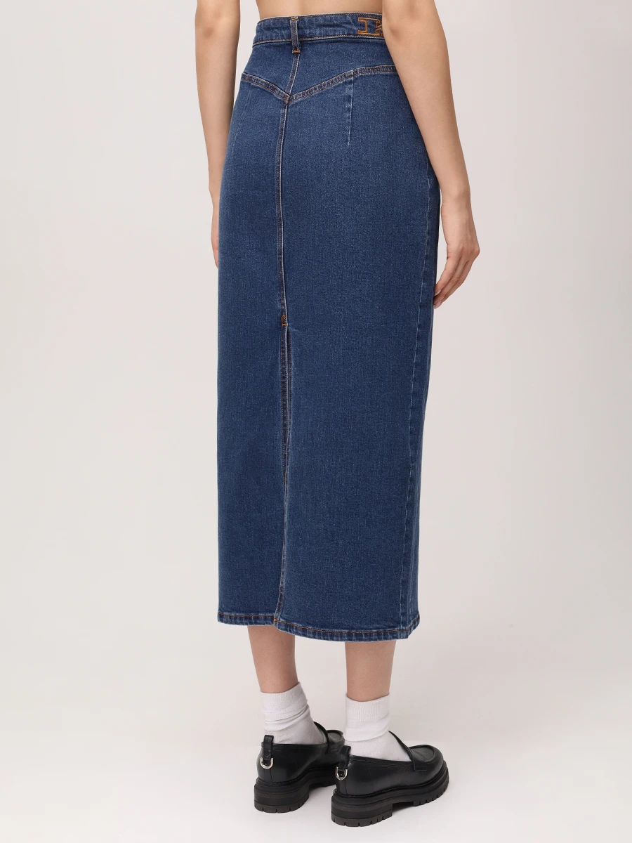 Юбка джинсовая KITON DJ59201K0930F02002 Синий  Фото 3