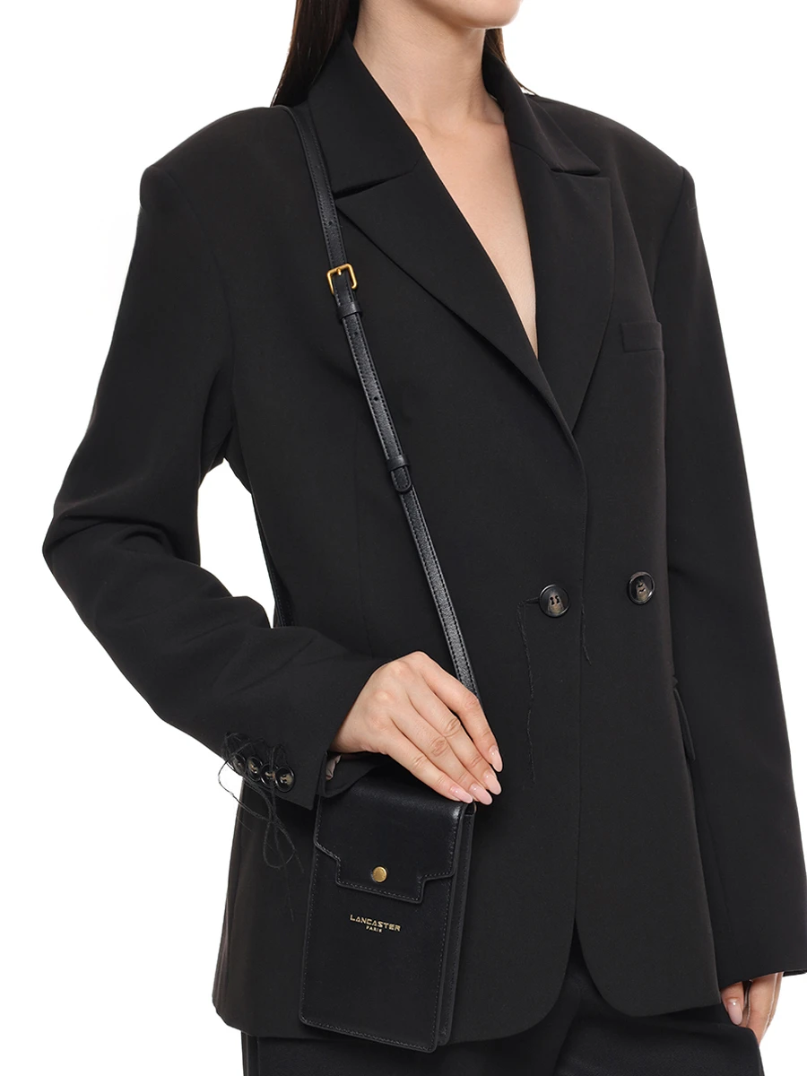 Сумка кожаная Donna Grace LANCASTER 131-061-NOIR Черный  Фото 2