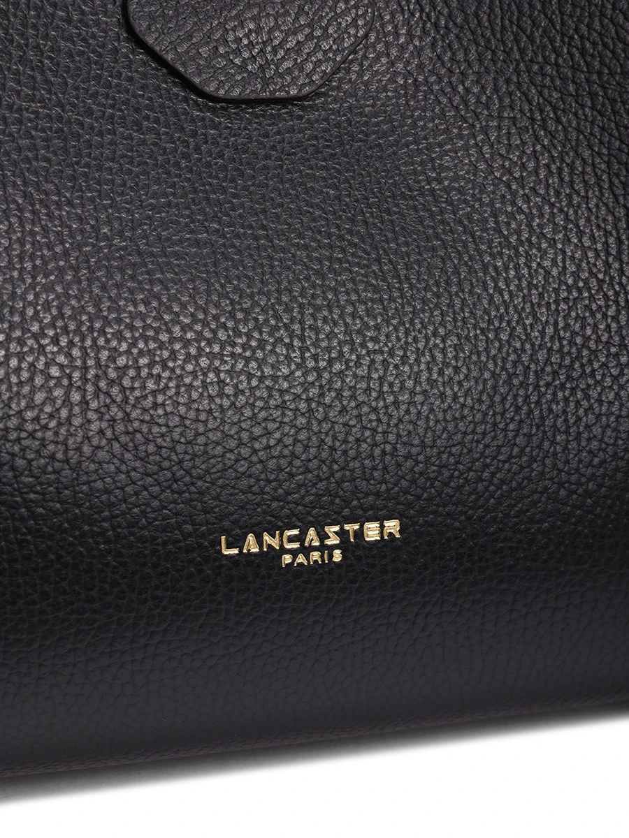 Сумка кожаная LANCASTER 470-84-NOIR IN NU Черный  Фото 5