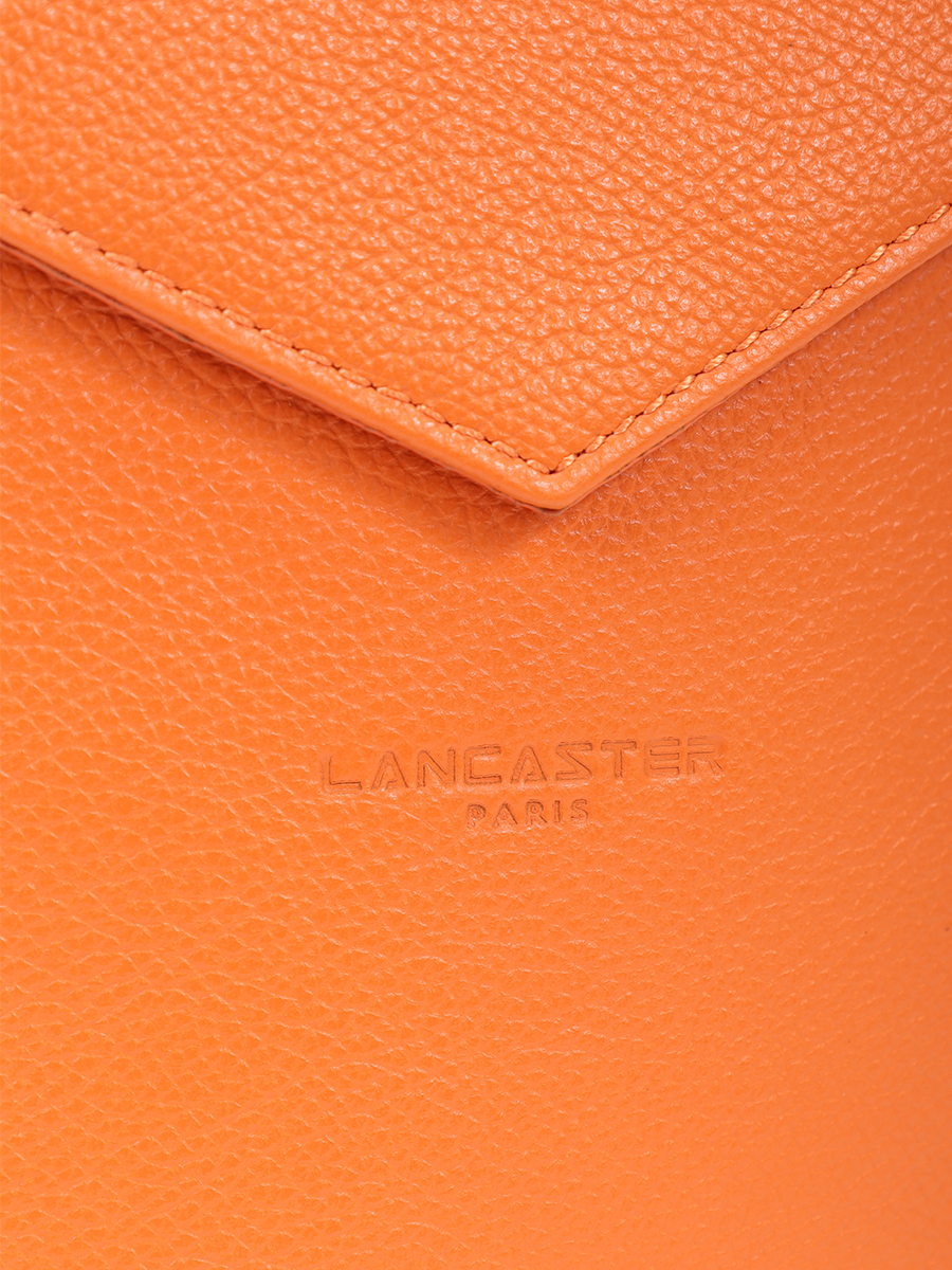 Сумка кожаная LANCASTER 170-27-ORANGE Оранжевый  Фото 5