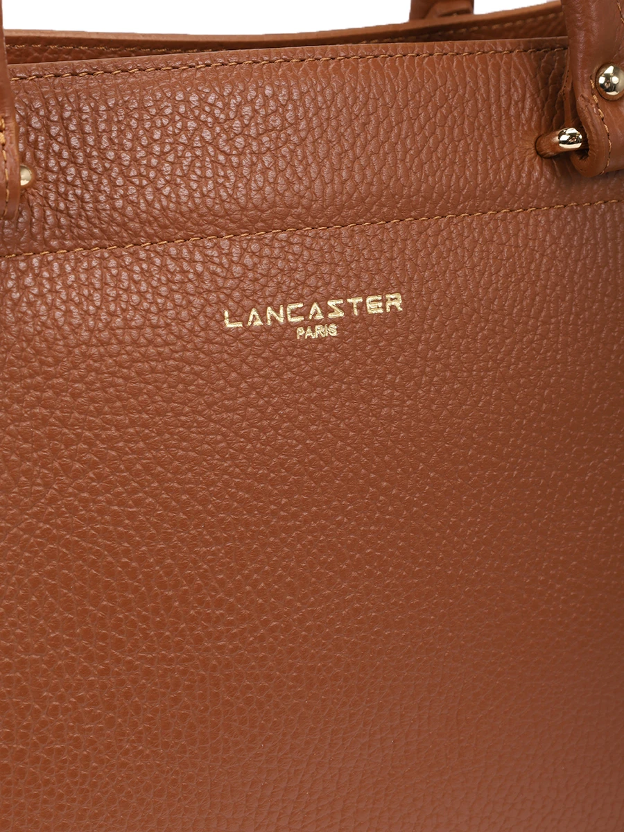 Сумка кожаная LANCASTER 470-63-CAMEL IN OR Коричневый  Фото 5