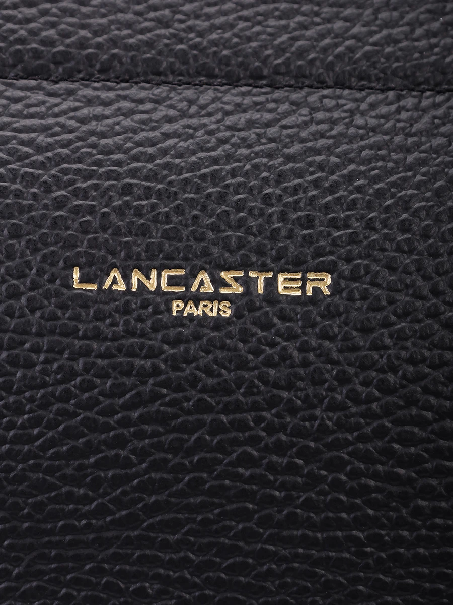 Сумка кожаная LANCASTER 470-72-NOIR IN NU Черный  Фото 5