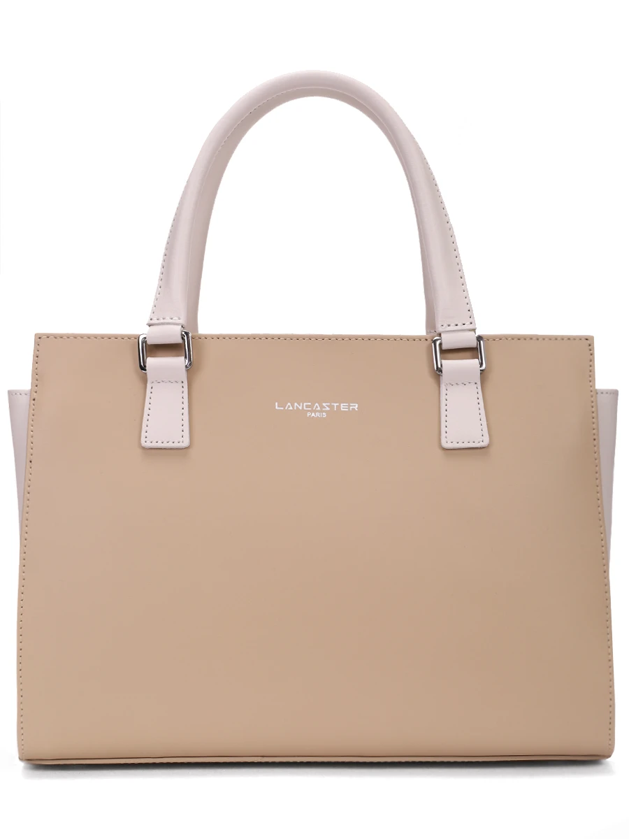 Сумка кожаная LANCASTER 437-03-BEIGE ECRU Бежевый 