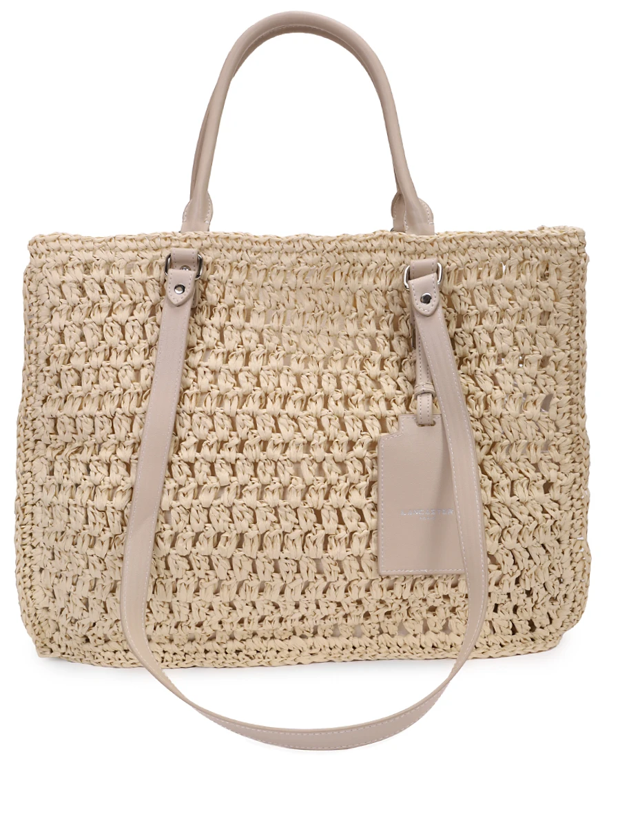 Сумка из рафии LANCASTER 518-034-BEIGE Бежевый 