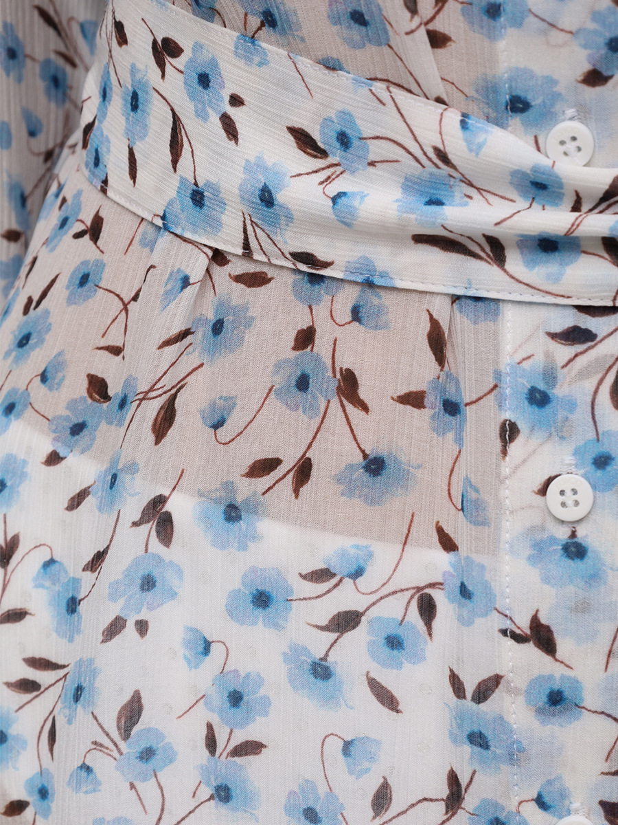 

Туника из вискозы и шелка, Цветочный принт, FV68VF