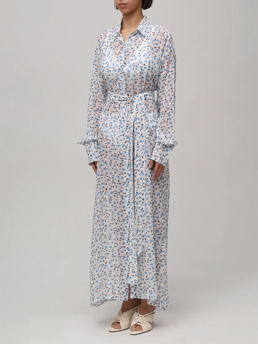 

Туника из вискозы и шелка, Цветочный принт, FV68VF