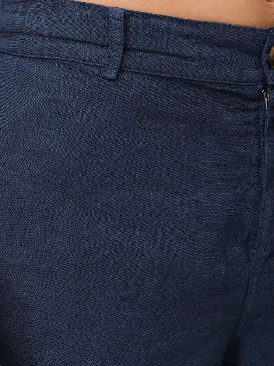 

Шорты льняные, Синий, ISCHIA - 60 MARINE BLUE