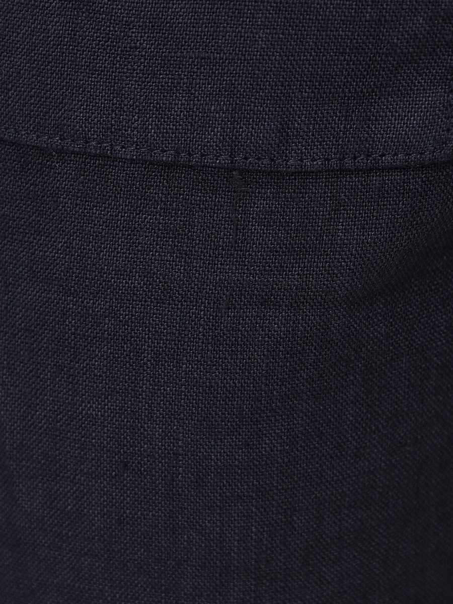 Брюки льняные MC2 SAINT BARTH CALAIS - LINEN 61H BLUE NAVY Синий  Фото 6