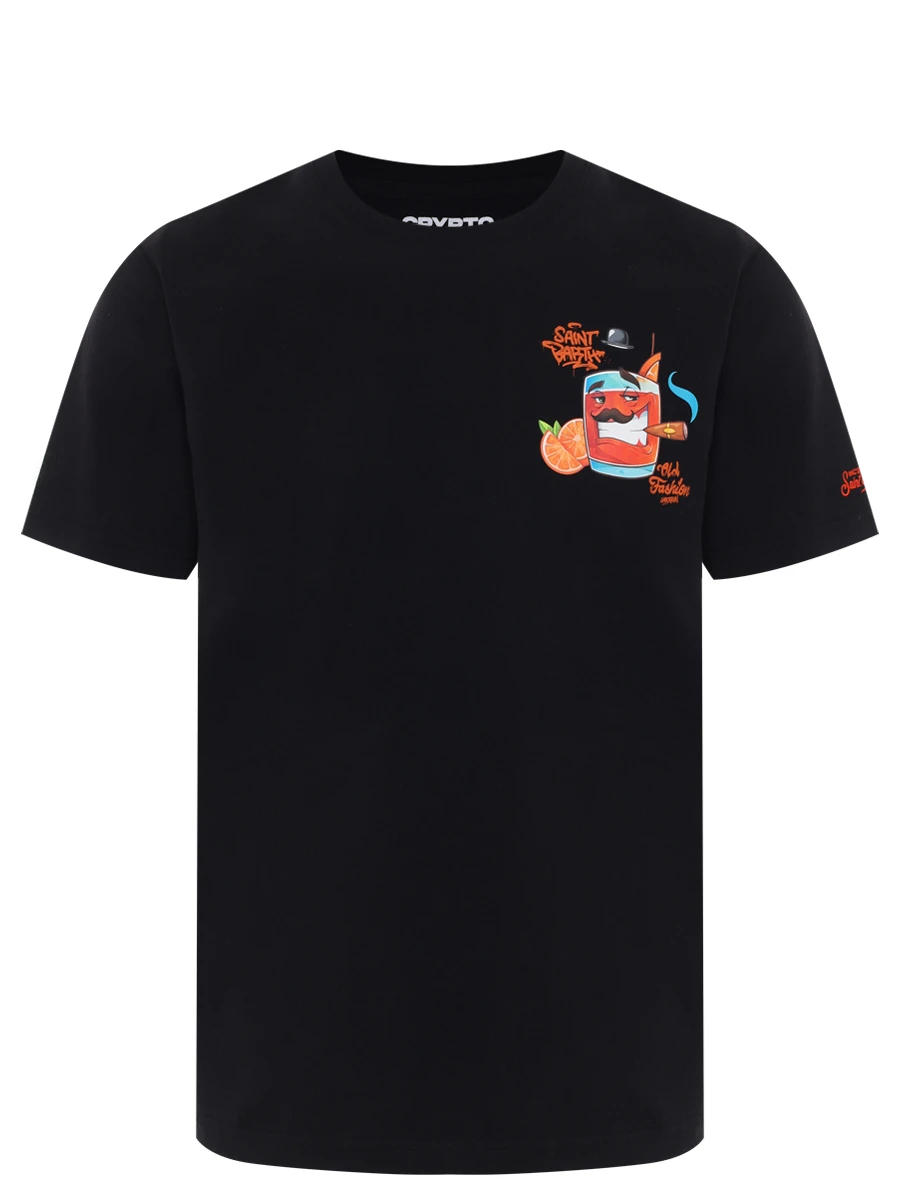 Футболка хлопковая MC2 SAINT BARTH TSHIRT MAN - CPT OLD FASHION 00 Принт 