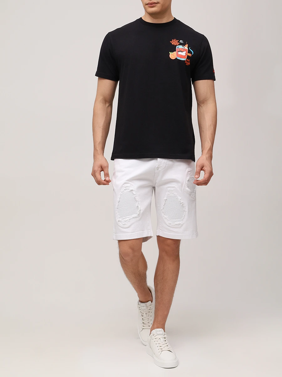 Футболка хлопковая MC2 SAINT BARTH TSHIRT MAN - CPT OLD FASHION 00 Принт  Фото 2