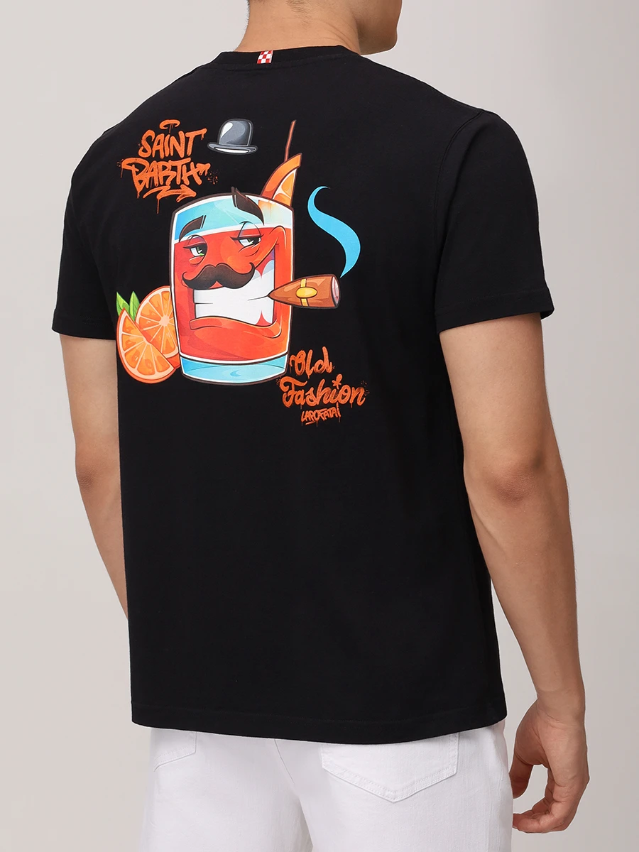 Футболка хлопковая MC2 SAINT BARTH TSHIRT MAN - CPT OLD FASHION 00 Принт  Фото 3