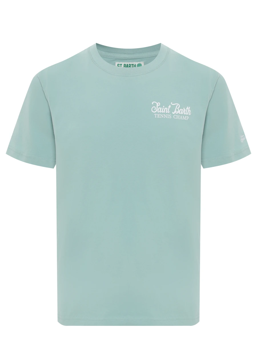 Футболка хлопковая MC2 SAINT BARTH TSHIRT MAN - CHAMP TENNIS SB 53 Принт 