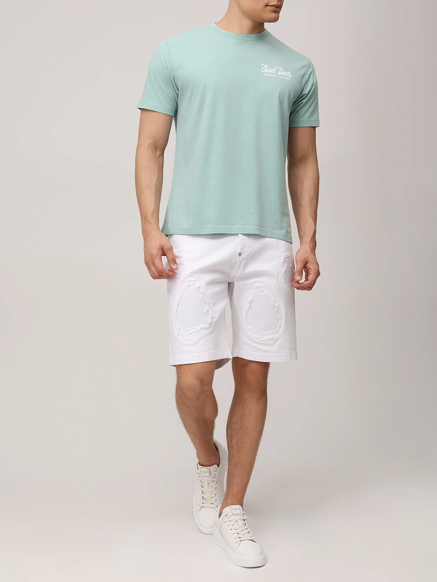 Футболка хлопковая MC2 SAINT BARTH TSHIRT MAN - CHAMP TENNIS SB 53 Принт  Фото 2