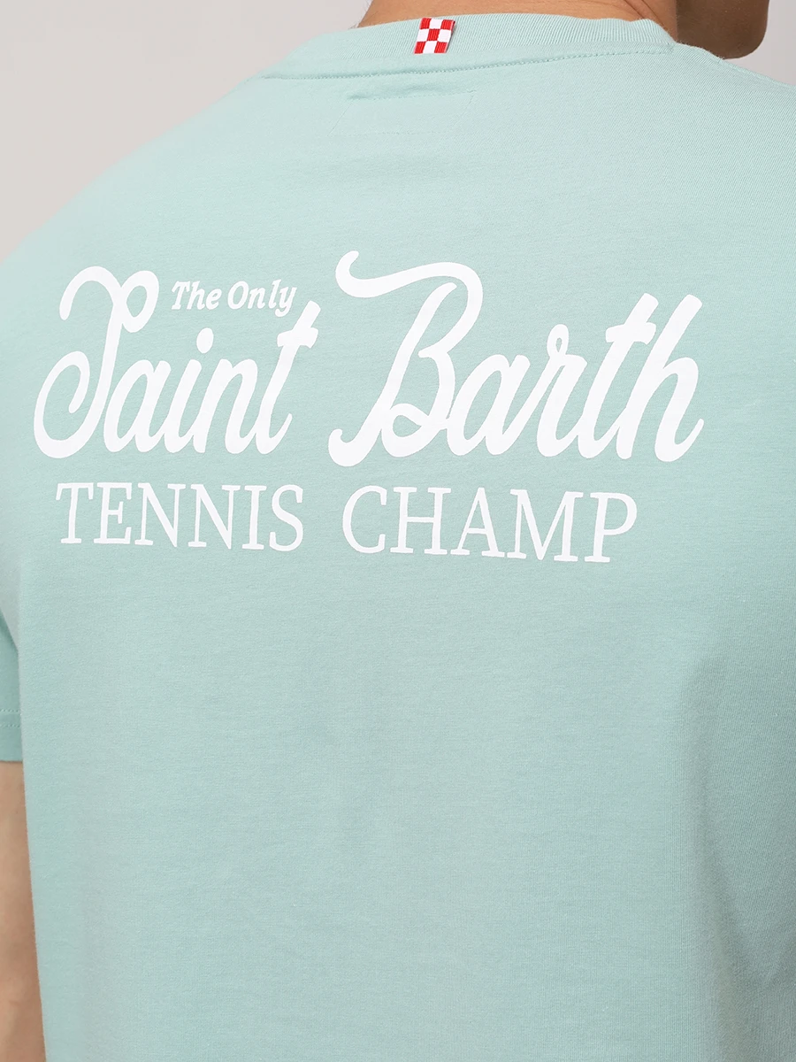 Футболка хлопковая MC2 SAINT BARTH TSHIRT MAN - CHAMP TENNIS SB 53 Принт  Фото 5