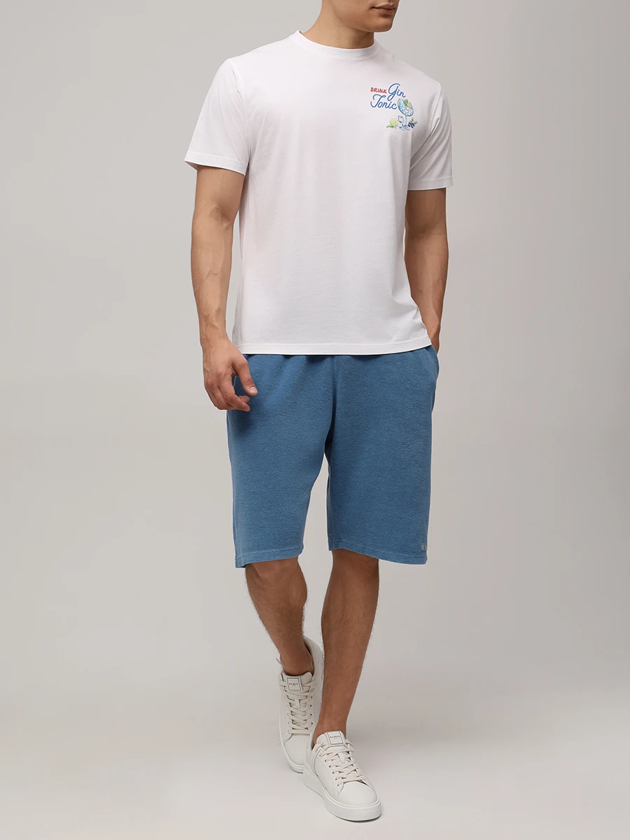 Футболка хлопковая MC2 SAINT BARTH TSHIRT MAN - DRINK GIN 01N Принт  Фото 2