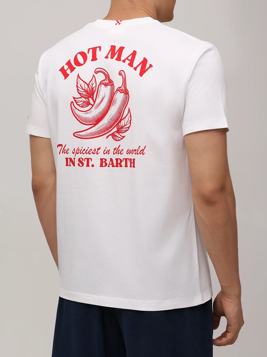 Футболка хлопковая MC2 SAINT BARTH TSHIRT MAN - HOT MAN 01N Принт  Фото 3