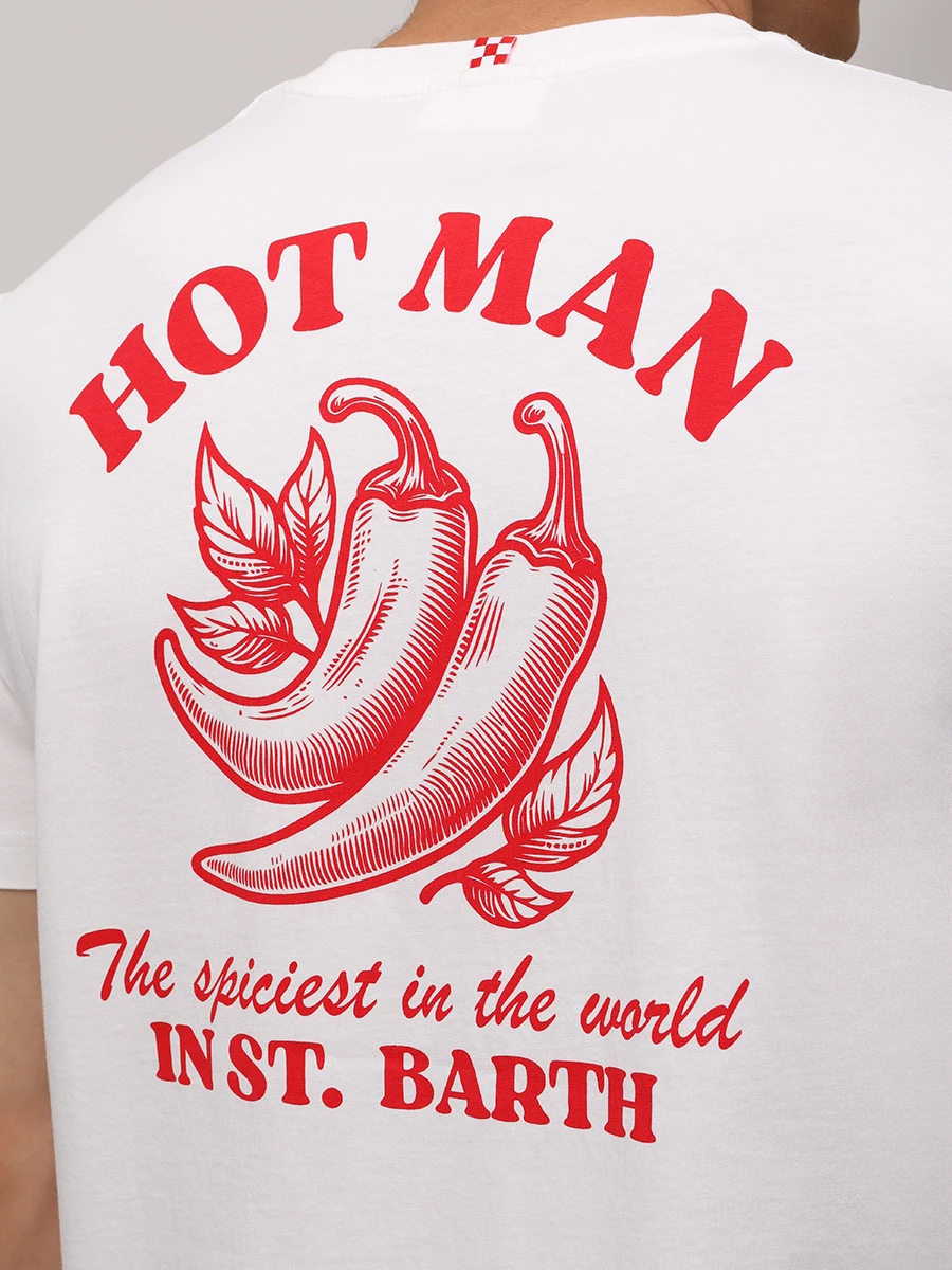 Футболка хлопковая MC2 SAINT BARTH TSHIRT MAN - HOT MAN 01N Принт  Фото 5
