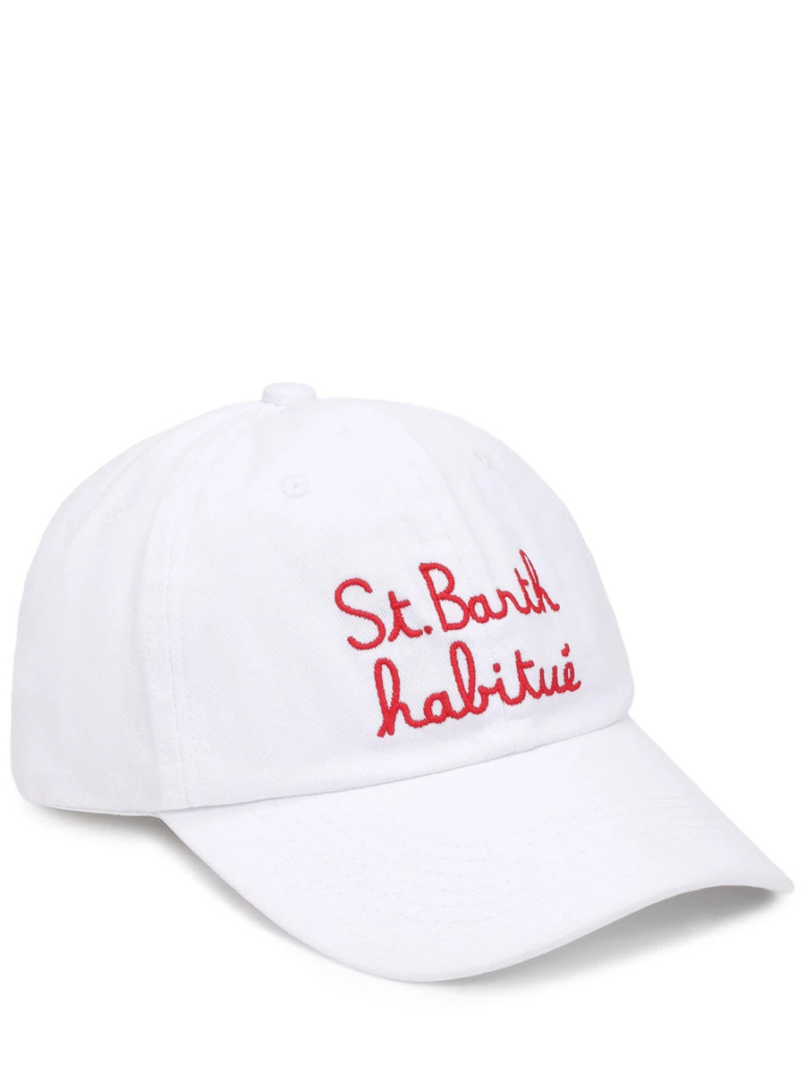 Бейсболка хлопковая MC2 SAINT BARTH DAVIS N - DENIM SB HABITUE 01 EMB Принт 