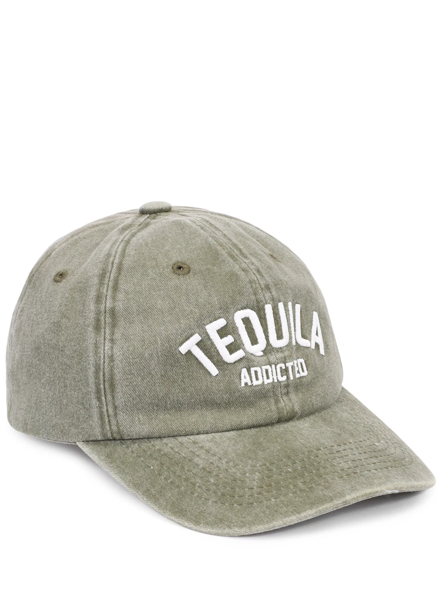 Бейсболка хлопковая MC2 SAINT BARTH DAVIS N - DENIM TEQUILA 52 EMB Зеленый 