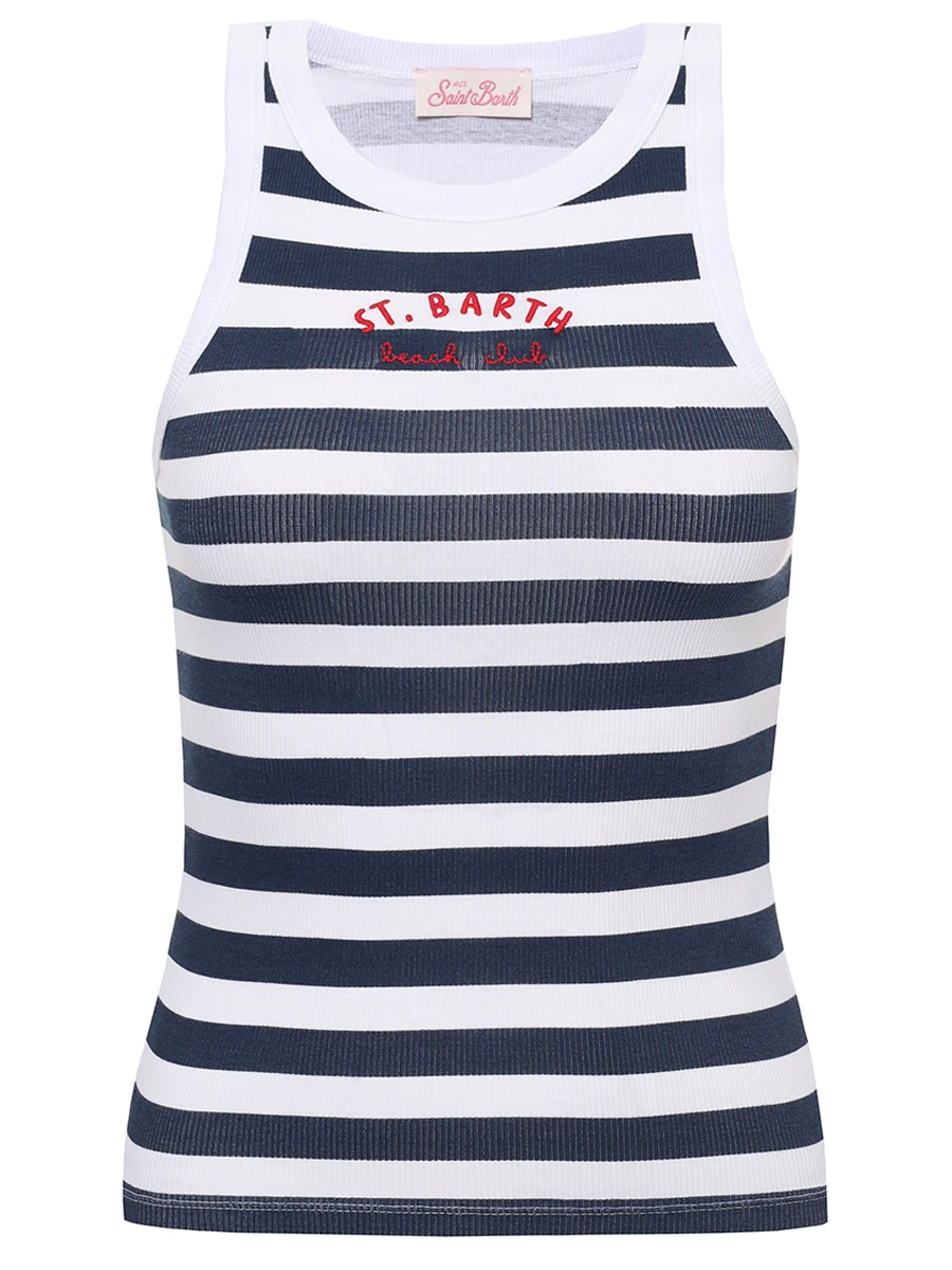 

Топ хлопковый, Полоска, ADA - BEACH CLUB STRIPES 6101 EMB