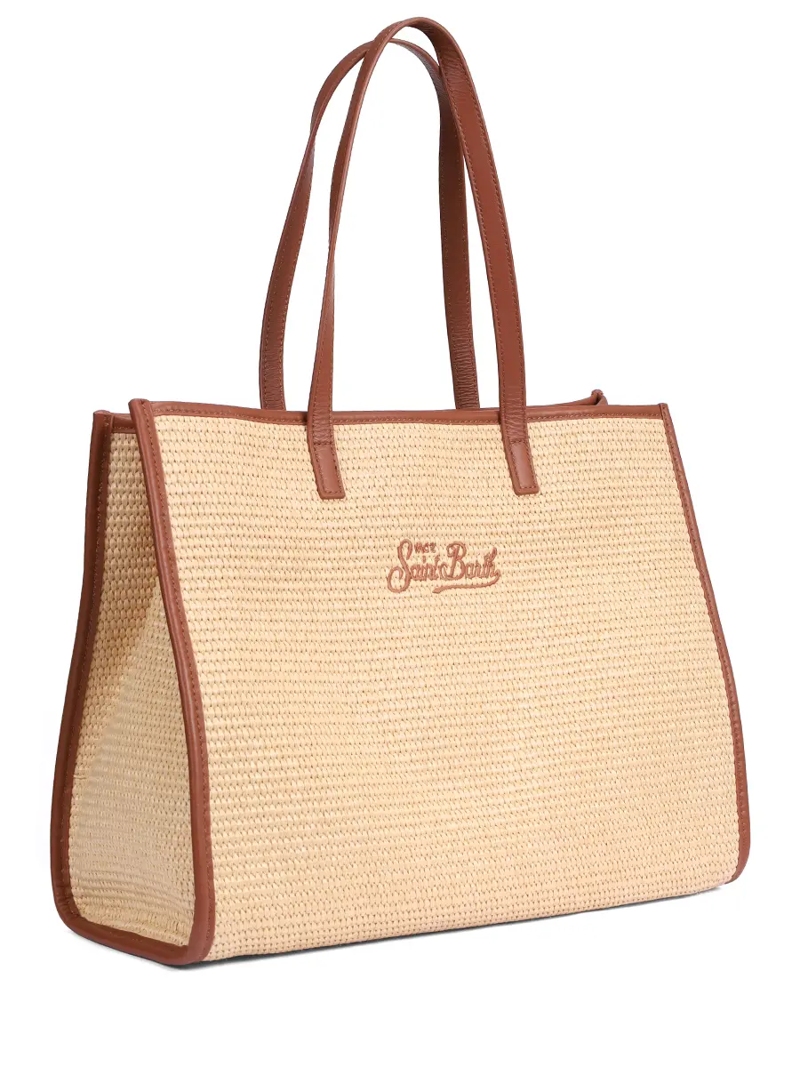 Сумка плетеная MC2 SAINT BARTH VIVIAN STRAW - 1118 EMB Коричневый  Фото 3