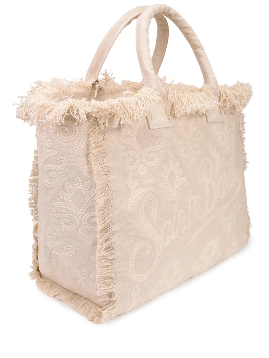 Сумка-тоут Vanity хлопковая MC2 SAINT BARTH VANITY RUG - SB LILY 01 Бежевый  Фото 2