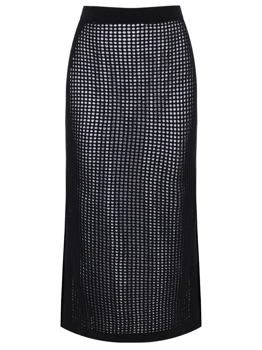 Юбка в сетку MC2 SAINT BARTH DARLINE - MESH 00 BLACK Черный 