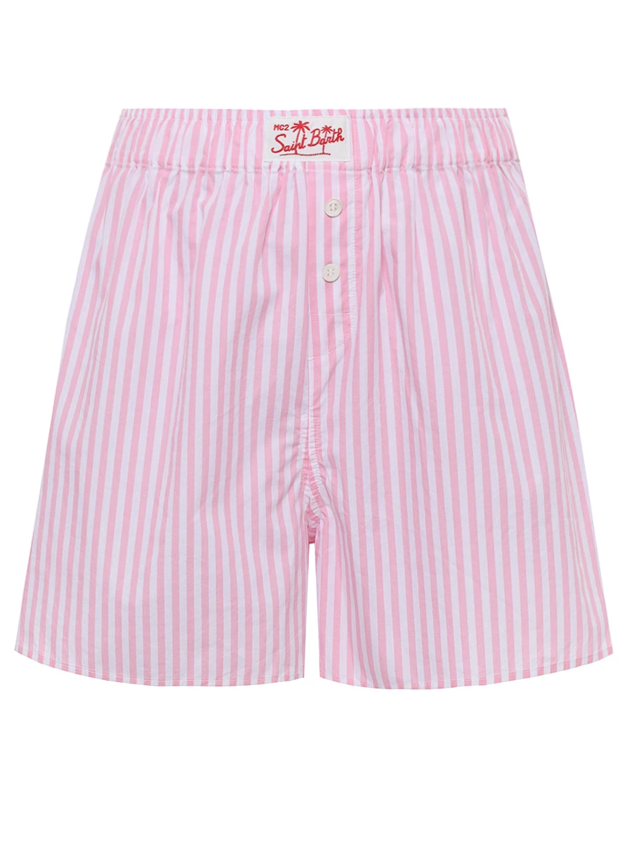 Шорты хлопковые MC2 SAINT BARTH BOXY - POPELINE STRIPES V 21 Полоска 
