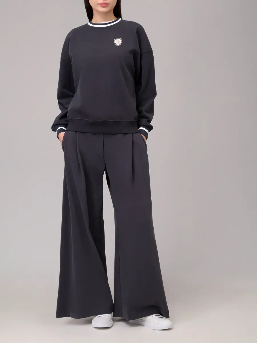 Толстовка хлопковая BRUNELLO CUCINELLI MN05NVD320 C7186 Серый  Фото 2