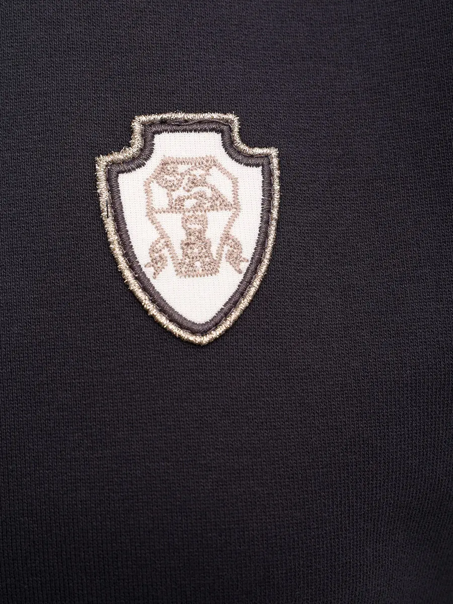 Толстовка хлопковая BRUNELLO CUCINELLI MN05NVD320 C7186 Серый  Фото 5