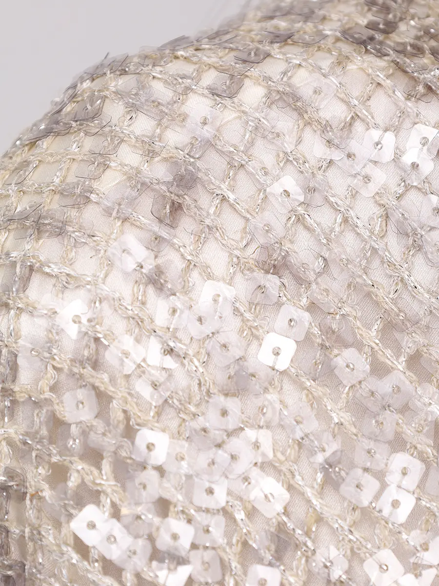 Бомбер ажурный BRUNELLO CUCINELLI MRTR20906 CML80+ Бежевый  Фото 6