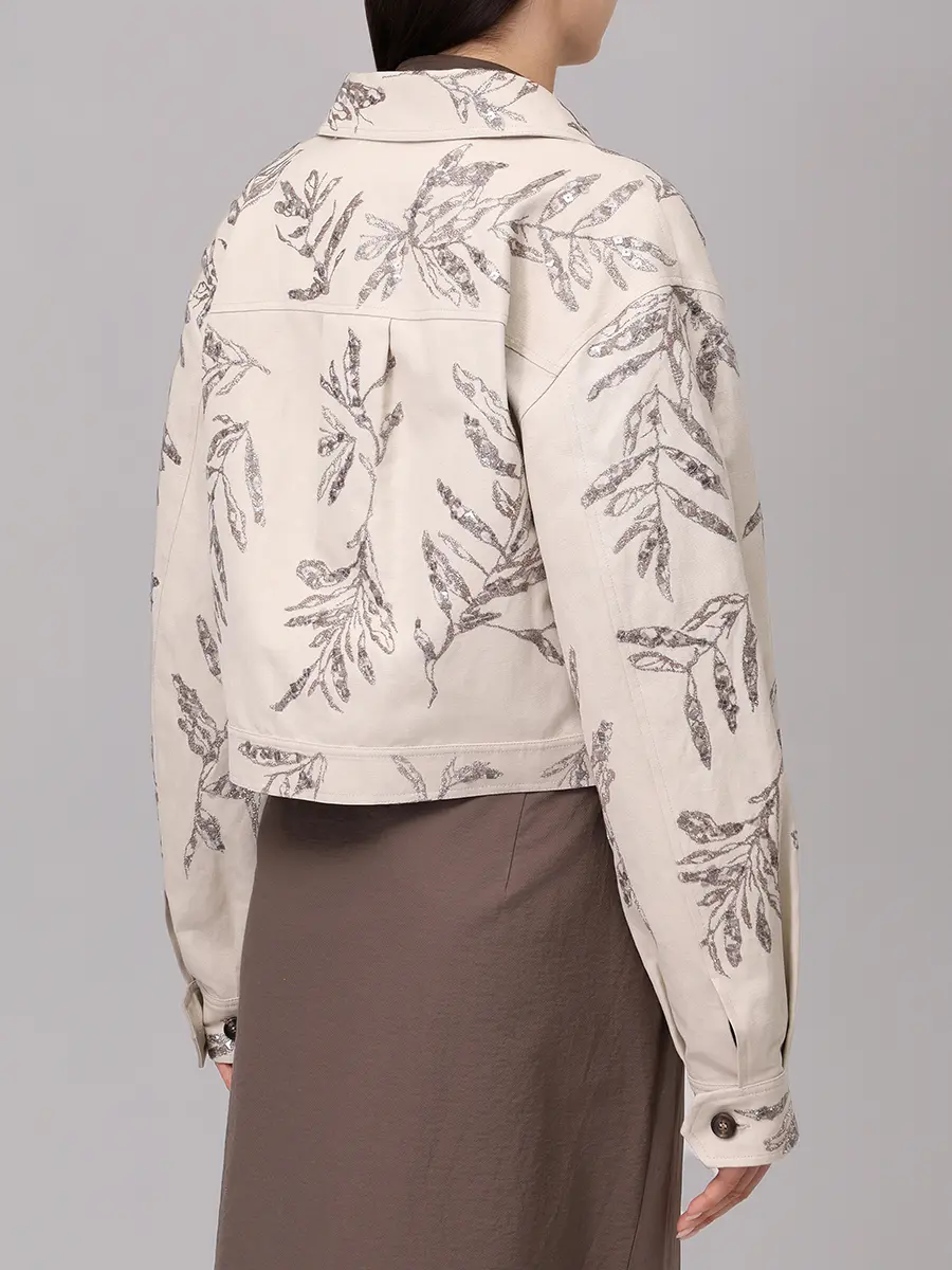 

Куртка из хлопка и льна, Бежевый, MH544HH606 C015+