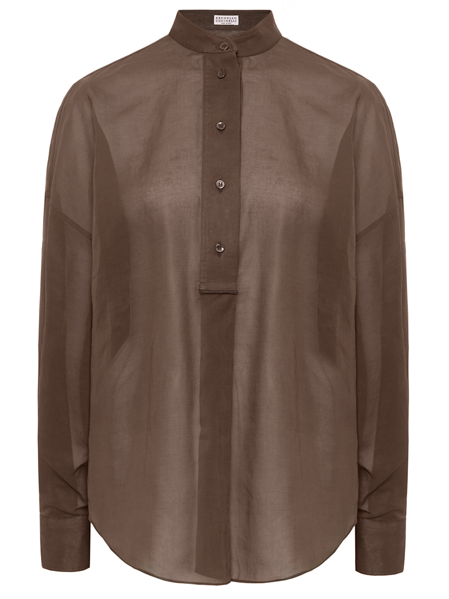 Блуза хлопковая BRUNELLO CUCINELLI