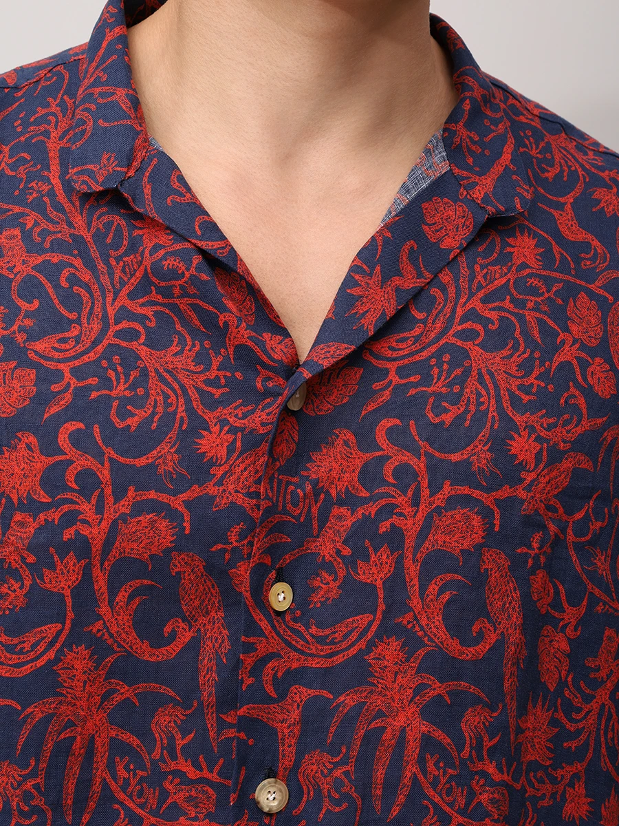 Костюм льняной KITON UMC024H0930302001/UPSHORLH092861000B Красный  Фото 5