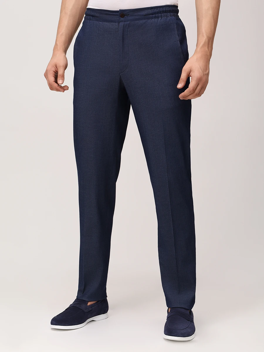 Костюм хлопковый KITON UMCMARH0922701001/UPN01H0922701002 Темно- Синий  Фото 6