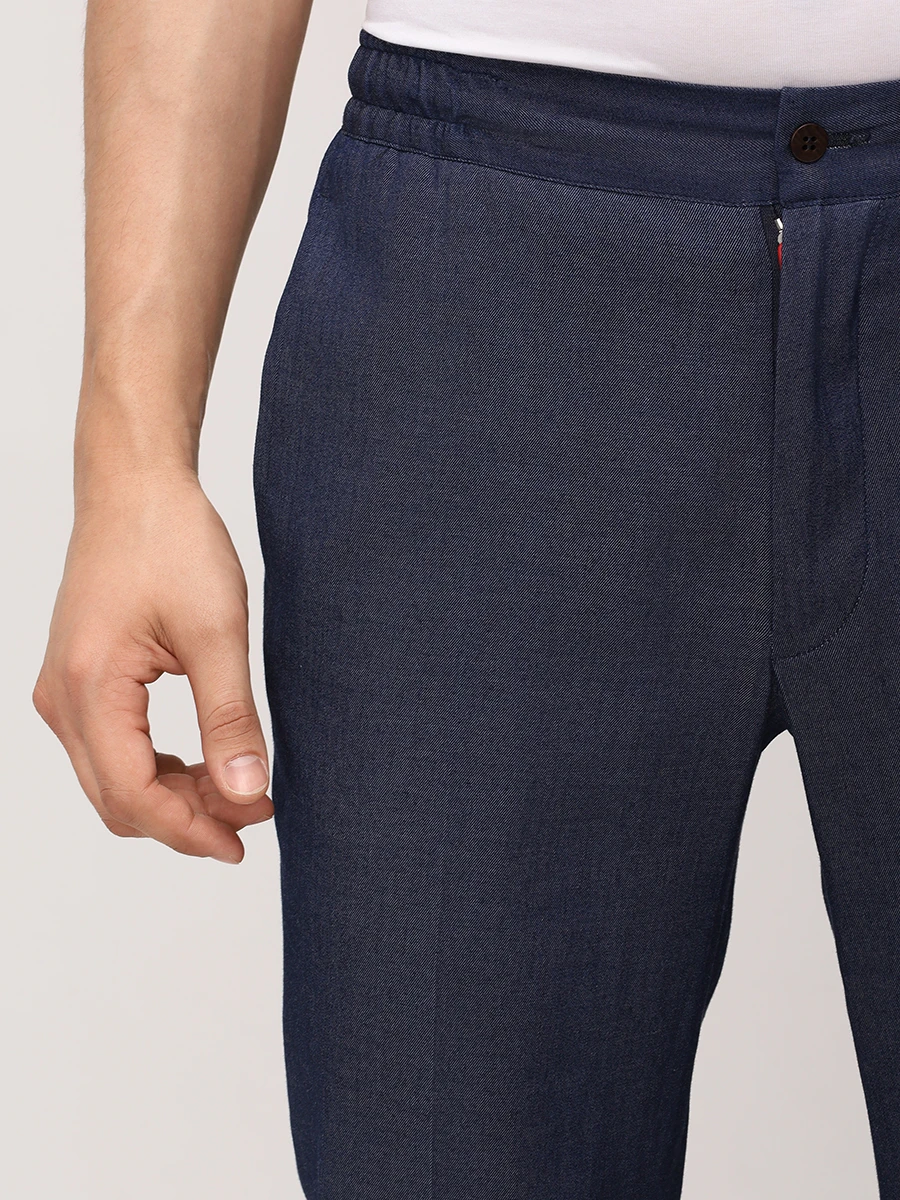 Костюм хлопковый KITON UMCMARH0922701001/UPN01H0922701002 Темно- Синий  Фото 7