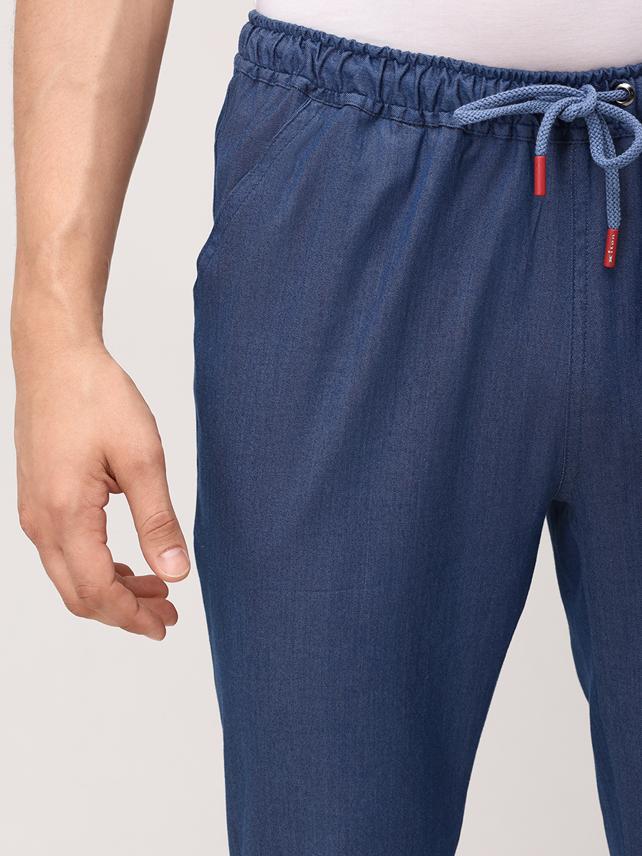 Костюм хлопковый KITON UMCMARH0922702001/UPSHORLH0922702000 Синий  Фото 9