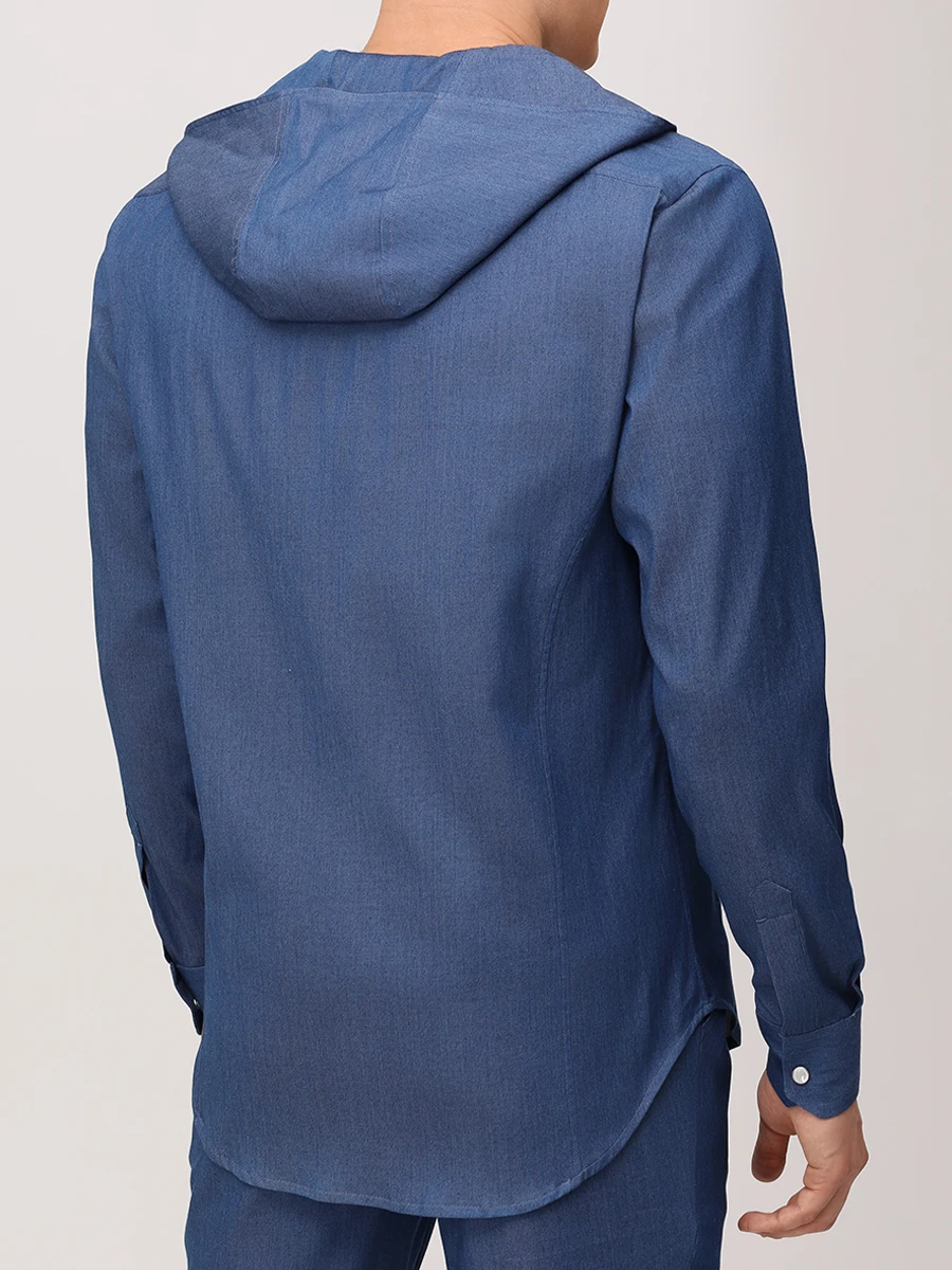 Костюм хлопковый KITON UMCMARH0922702001/UPSHORLH0922702000 Синий  Фото 3
