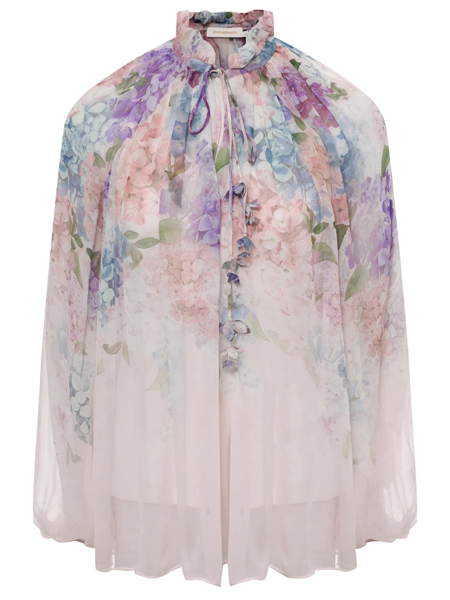 

Блуза из вискозы, Фиолетовый, 0991TS252