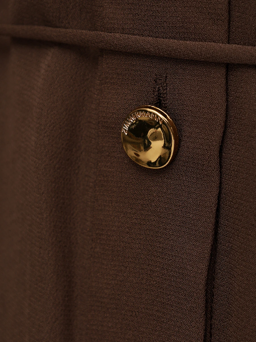 Платье из вискозы ZIMMERMANN 4126DS25R Коричневый  Фото 5