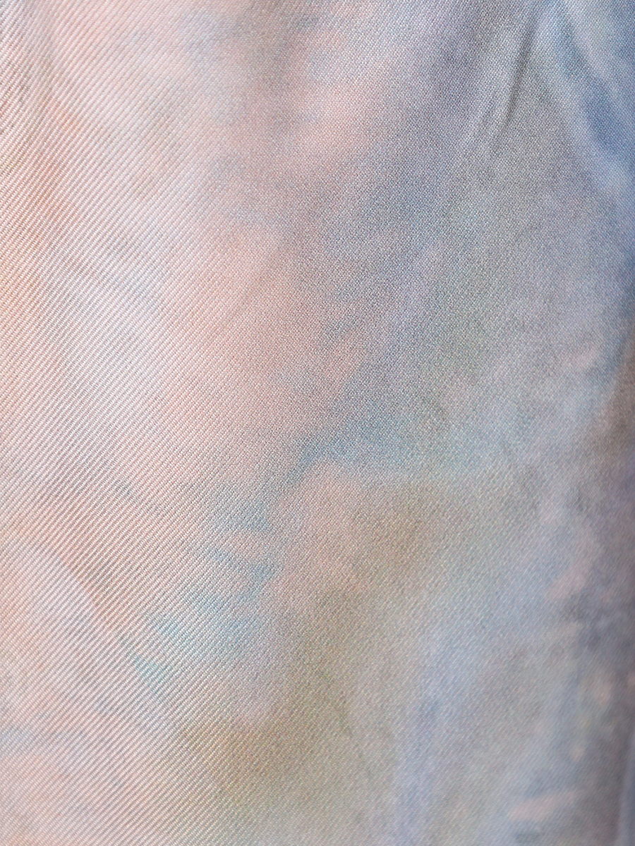 Брюки шелковые ZIMMERMANN 4021PS251 Голубой  Фото 6