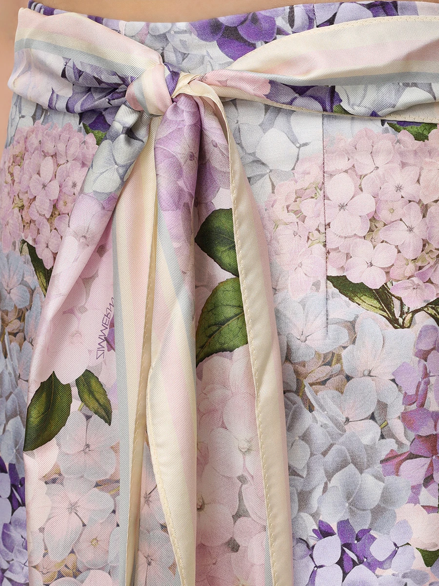 Шорты шелковые ZIMMERMANN 4073AS252 Принт  Фото 5