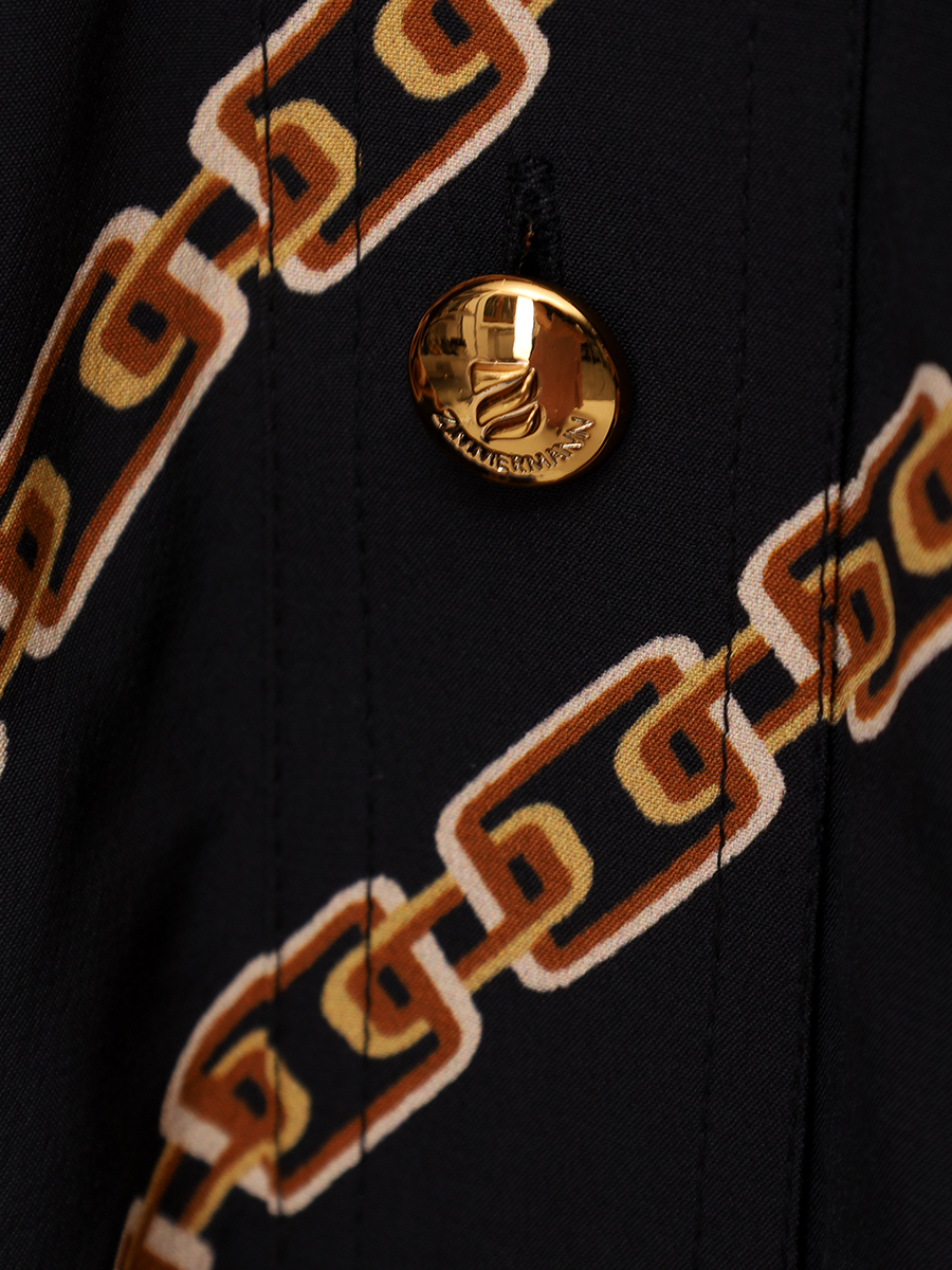 

Платье из вискозы и шелка, Черный, 4182DS25R/BLKCHA