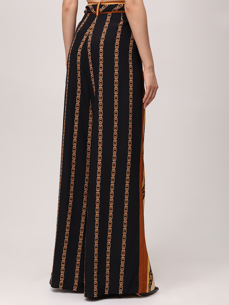 

Брюки из вискозы и шелка, Черный, 4106PS25R/BLKCHA