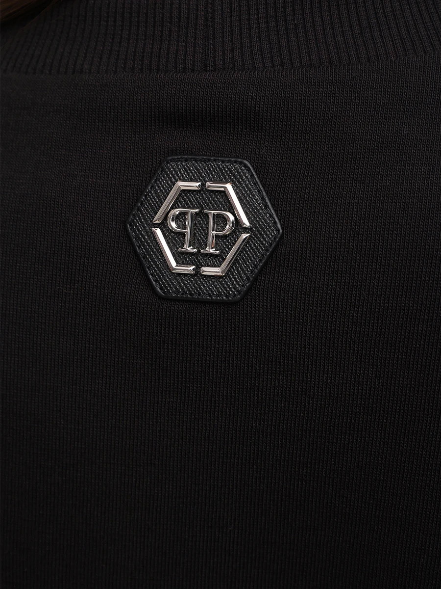 Футболка хлопковая PHILIPP PLEIN WTK3578/02 Черный  Фото 5